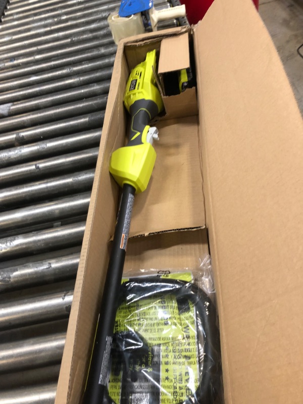 Photo 1 of 40V Expand-It Cordless Battery Attachment Capable Trimmer Power Head with 4.0 Ah Battery and Charger