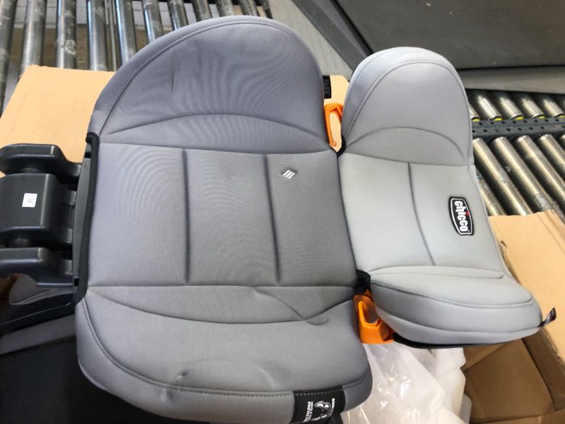 Photo 3 of Chicco KidFit ClearTex Plus 2-in-1 Belt-Positioning Booster Car Seat, Backless and High Back Booster Seat, for Children Aged 4 Years and up and 40-100 lbs. | Drift/Grey KidFit Plus with ClearTex® No Chemicals Drift/Grey