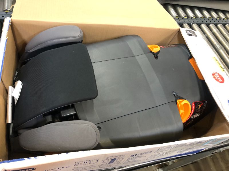 Photo 2 of Chicco KidFit ClearTex Plus 2-in-1 Belt-Positioning Booster Car Seat, Backless and High Back Booster Seat, for Children Aged 4 Years and up and 40-100 lbs. | Drift/Grey KidFit Plus with ClearTex® No Chemicals Drift/Grey