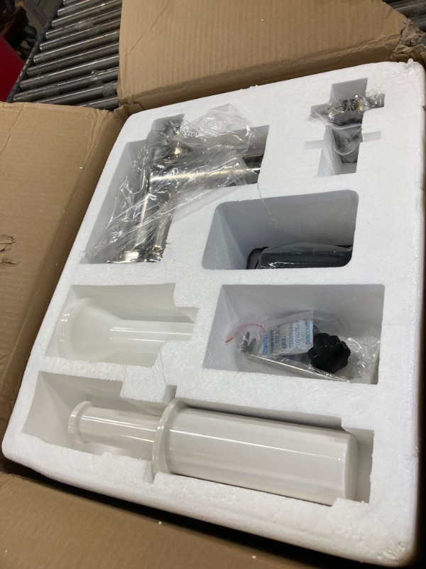 Photo 1 of LEM Products 17811 Big Bite #22 1HP Stainless Steel Electric MeatGrinder & Products 724 Meat Grinder Foot Switch, Black #22 (1 HP) Electric MeatGrinder + Meat Grinder