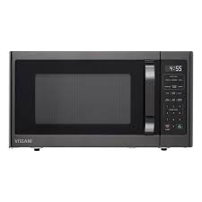 Photo 1 of Black Stainless Steel 1,100 Watt Countertop Microwave
