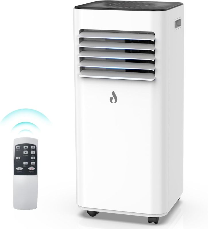 Photo 1 of 8,000 BTU Portable Air Conditioners, Portable AC With Remote for Room to 300 sq.ft  3 in 1 Air Conditioner With Dehumidification/Air Circulation/Timer And Window Kit
