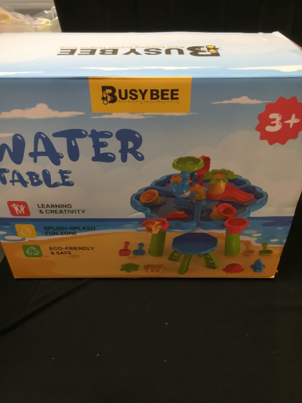 Photo 1 of Bennol Kids Water Table for Toddlers 1-3, 4 in 1 Outdoor Toys for Kids Toddlers Boys Girls, Water SandActivity Tables Summer Outdoor Toys for Outside Backyard for Toddlers Age 1-3 3-5
