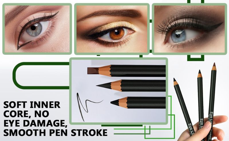 Photo 1 of  3 Different Precision Eyeliners,Waterproof,Smudge Proof,[3-in-1] Eyeliner *3;Black