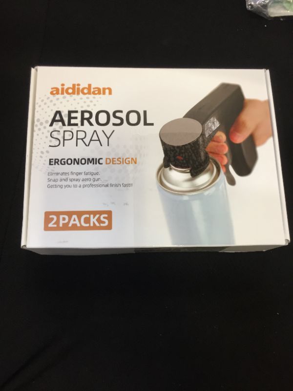 Photo 2 of aididan 2 Pack Instant Aerosol Trigger Handle, Sprayer Machine Full Hand Grip, Converts Spray Cans into Spray Reusable Accessory, Universal for Spray Paint, Adhesives