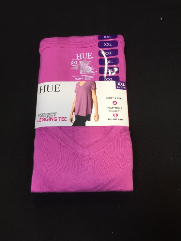 Photo 1 of Hue Ladies Short Sleeve Legging Tee- XXL 