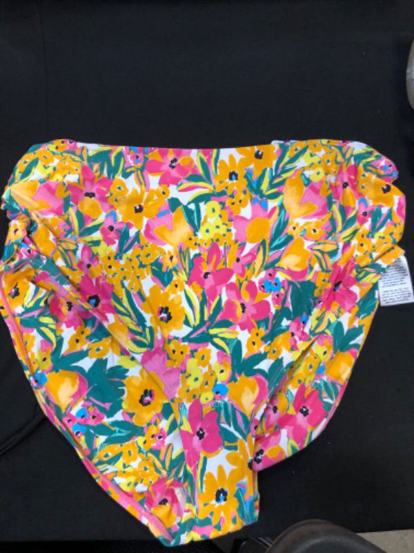 Photo 1 of Anne Cole - Women's Side Shirred High Waist Bikini Bottom XXL
