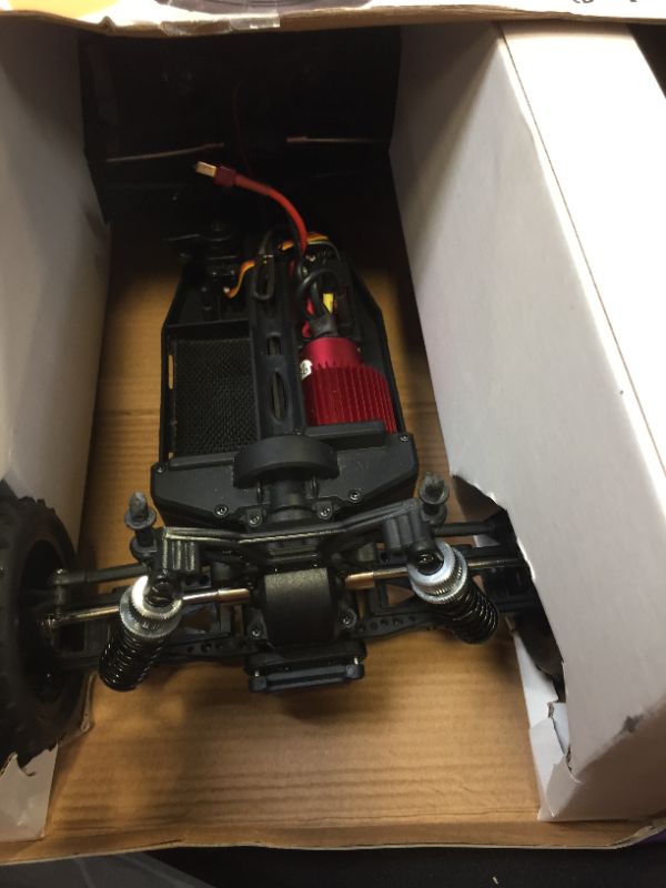Photo 1 of Axguter Large Brushless High Speed RC Cars for Adults, Upgraded 1:10 RC Trucks with LED Headlights, 60 KM/H, Remote Control Car, All Terrain Off-Road Monster Truck for Boys and Girls Purple
