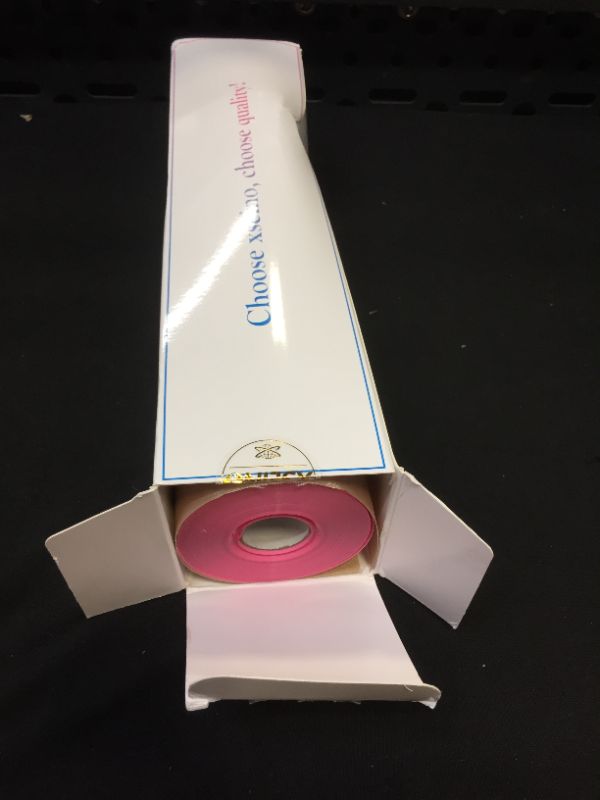 Photo 2 of XSEINO Heat Transfer Vinyl, 12" x 50FT Pink HTV Vinyl Roll with Teflon for Shirts, Pink Iron on Vinyl Roll for Cricut & Cameo, Easy to Cut & Weed for Heat Transfer Vinyl Design (Pink) 12"*50FT Pink