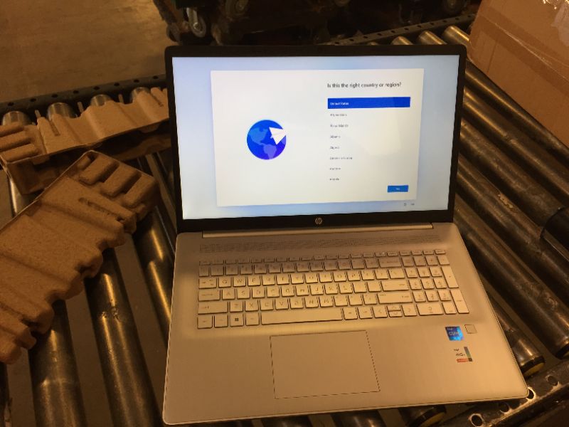 Photo 1 of HP 17 Laptop, 17.3" HD+ Touchscreen, Intel Core i7-1255U Processor, 64GB RAM, 2TB SSD, Webcam, HDMI, Backlit Keyboard, Wi-Fi, Windows 11 Home, Silver

