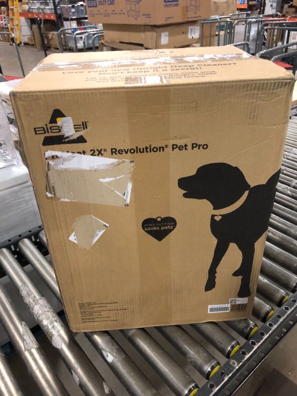 Photo 1 of BISSELL ProHeat 2X Revolution Pet Pro Plus, 3588F, Upright Deep Cleaner New TurboStrength