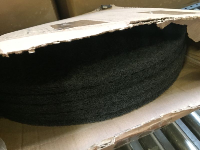 Photo 1 of 3M Black Stripper Pad 7200, 20 in, 5/Case 20 inches