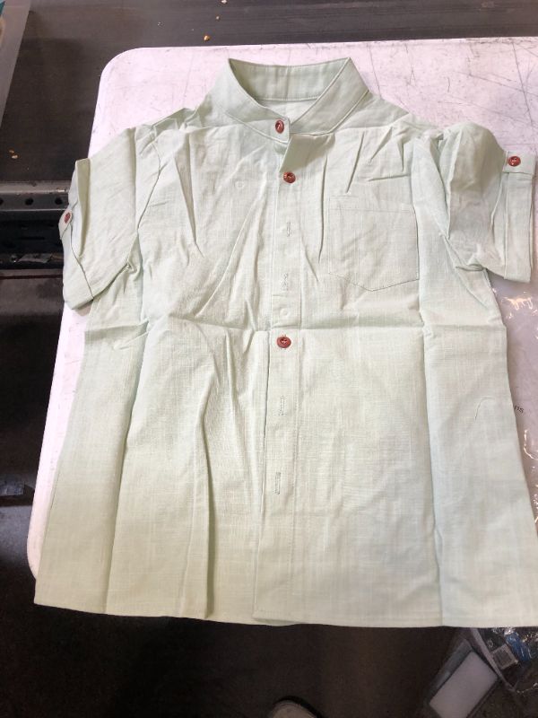 Photo 1 of BOYS 6-7 YRS OLD BUTTON DOWN SHIRT MINT