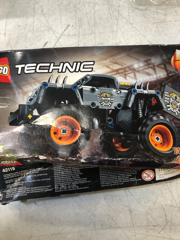 Photo 3 of LEGO Technic Monster Jam Max-D 42119 Model Building Kit for Boys and Girls Who Love Monster Truck Toys, New 2021 (230 Pieces),Multicolor