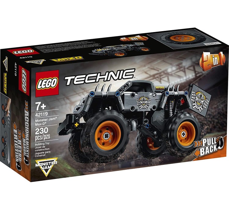 Photo 1 of LEGO Technic Monster Jam Max-D 42119 Model Building Kit for Boys and Girls Who Love Monster Truck Toys, New 2021 (230 Pieces),Multicolor