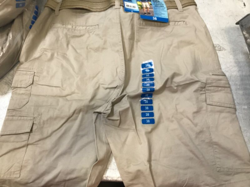 Photo 2 of Iron Clothing Twill Cargo Shorts Vintage Wheat 38
