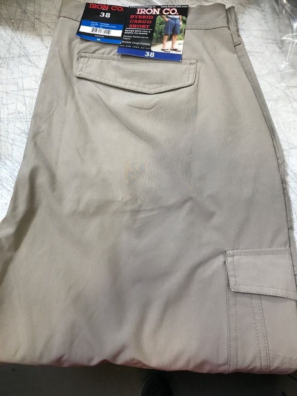 Photo 2 of IRON CO. 4-Way Stretch Hybrid Cargo 11" Inseam Short - Sz 38
