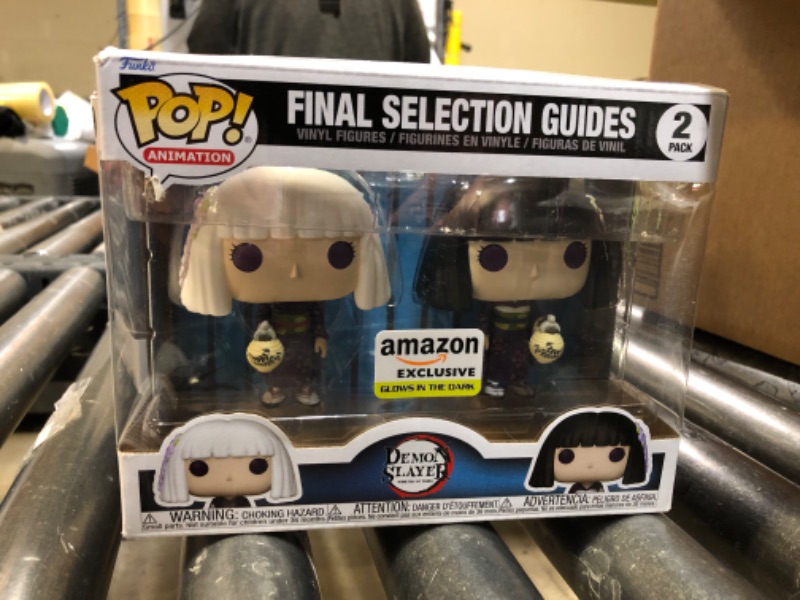 Photo 2 of Funko Pop! Animation: Demon Slayer - Final Selection Guides, Kanata and Kiriya Glow in The Dark (2-Pack), Amazon Exclusive