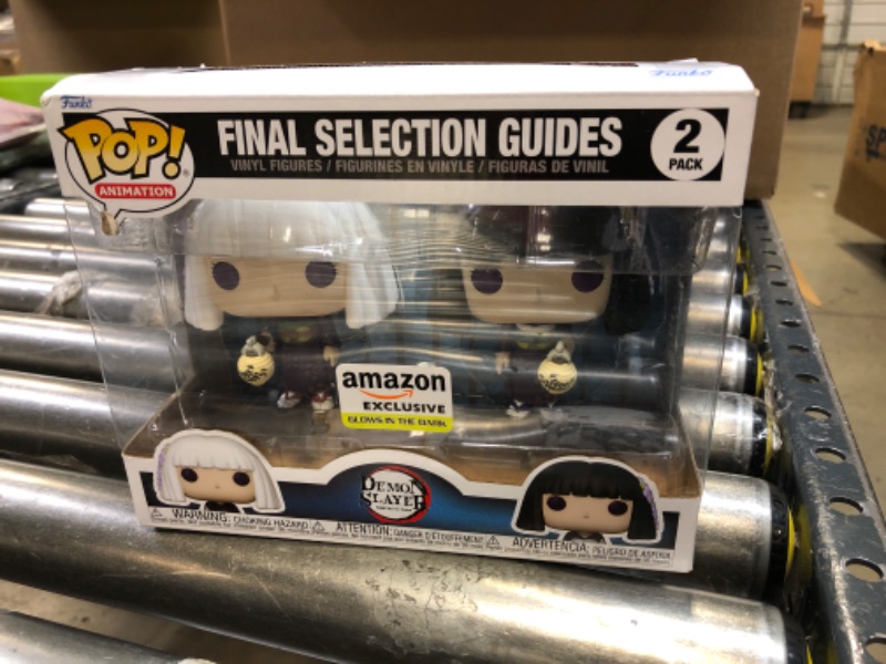 Photo 2 of Funko Pop! Animation: Demon Slayer - Final Selection Guides, Kanata and Kiriya Glow in The Dark (2-Pack), Amazon Exclusive