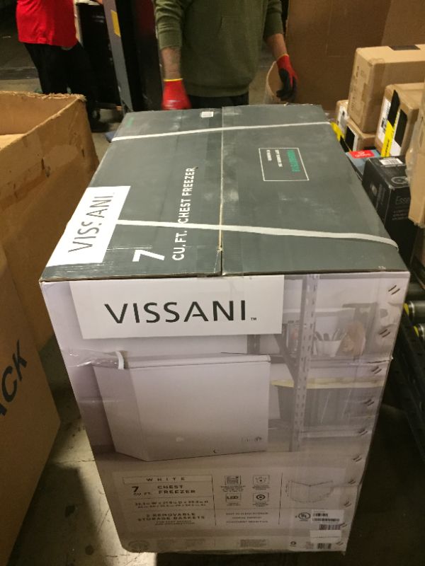 Photo 1 of 6.9 cu. ft. Chest Freezer in White