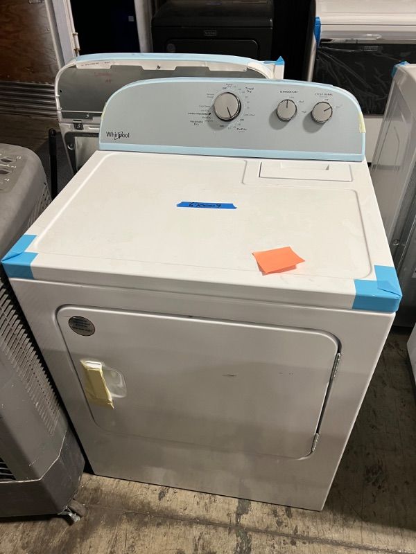 Photo 2 of Whirlpool 7-cu ft Electric Dryer (White)
POWER CORD NOT INCLUDED!!!