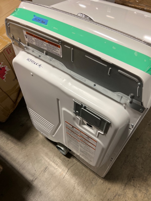 Photo 6 of Maytag Smart Capable 7.4-cu ft Steam Cycle Smart Electric Dryer (White) ENERGY STAR
POWER CORD NOT INCLUDED!!!
