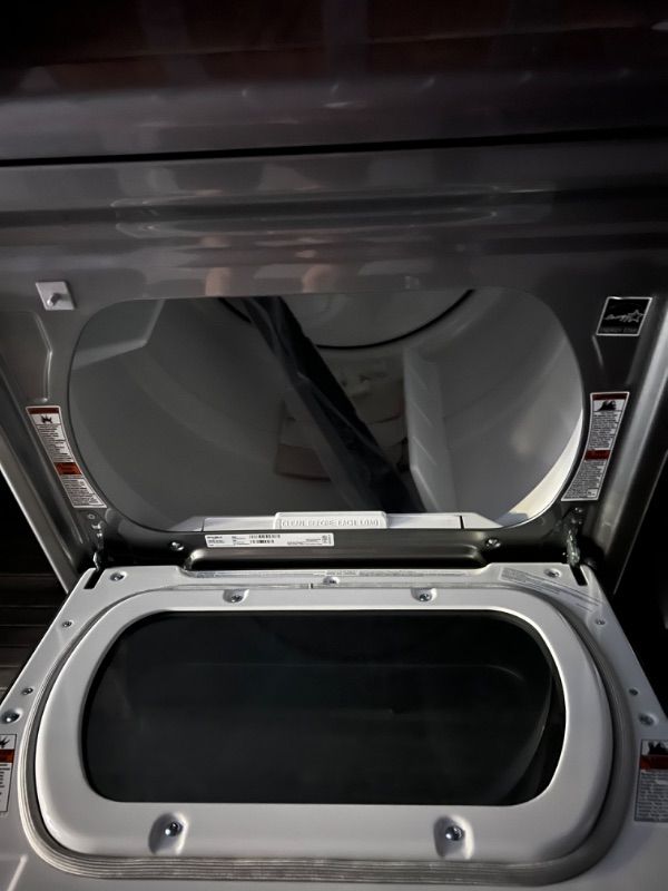 Photo 4 of Whirlpool Smart Capable 7.4-cu ft Steam Cycle Smart Electric Dryer (Chrome Shadow) ENERGY STAR Model #WED8127LC
POWER CORD NOT INCLUDED!!!