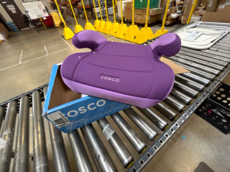 Photo 3 of Cosco Topside Booster Car Seat - Easy to Move, Lightweight Design (Grape), 1 Count (Pack of 1)