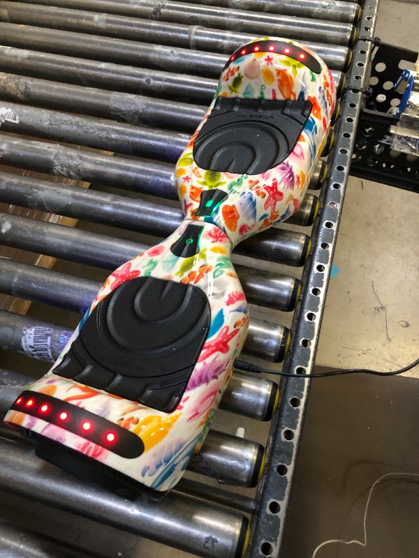 Photo 1 of Flash Wheel Hoverboard 6.5 Bluetooth Speaker with LED Light Self Balancing Wheel Electric Scooter - Sea World
