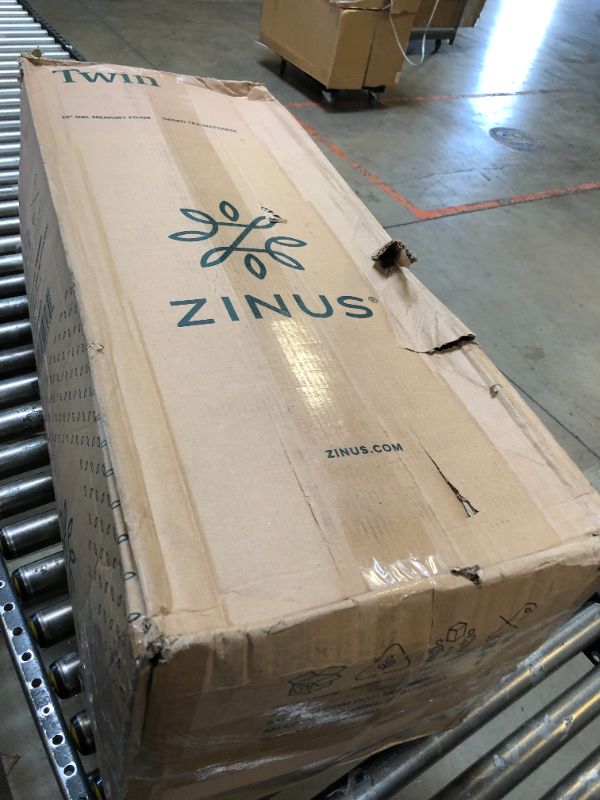 Photo 3 of Zinus 12 inch Gel-Infused Green Tea Memory Foam Mattress Twin