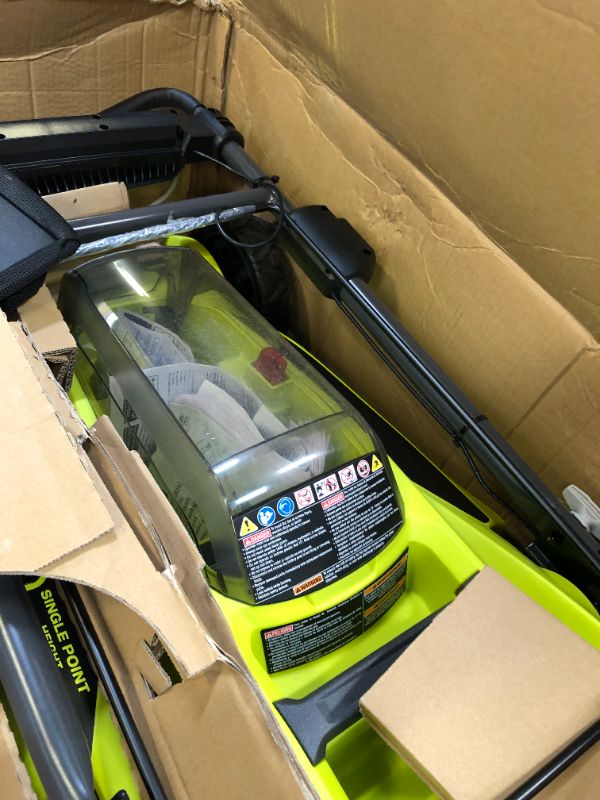 Photo 2 of Ryobi Cordless Push Lawn Mower 20 in. 40-Volt with Whisper-Quiet Design