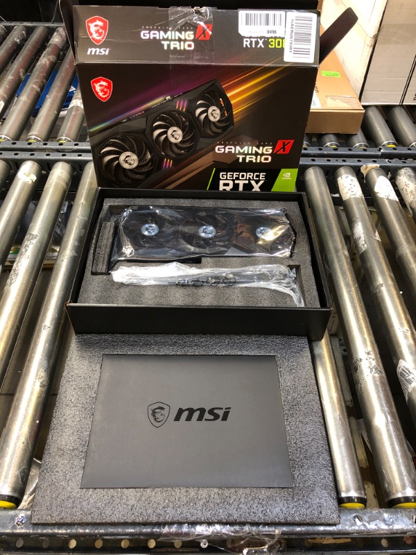 Photo 2 of MSI GeForce RTX 3080 Ti 12GB GDRR6X 320-Bit HDMI/DP Nvlink Torx Fan 3 Ampere Architecture OC Graphics Card (RTX 3080 Ti Gaming X Trio 12G)