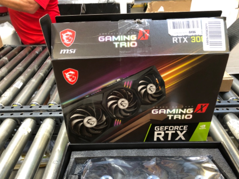 Photo 4 of MSI GeForce RTX 3080 Ti 12GB GDRR6X 320-Bit HDMI/DP Nvlink Torx Fan 3 Ampere Architecture OC Graphics Card (RTX 3080 Ti Gaming X Trio 12G)