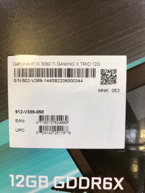 Photo 5 of MSI GeForce RTX 3080 Ti 12GB GDRR6X 320-Bit HDMI/DP Nvlink Torx Fan 3 Ampere Architecture OC Graphics Card (RTX 3080 Ti Gaming X Trio 12G)