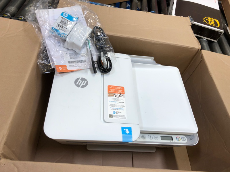 Photo 2 of HP DeskJet Plus 4155 Wireless All-in-One Printer, Mobile Print, Scan & Copy, HP Instant Ink Ready, Auto Document Feeder, Works with Alexa (3XV13A)