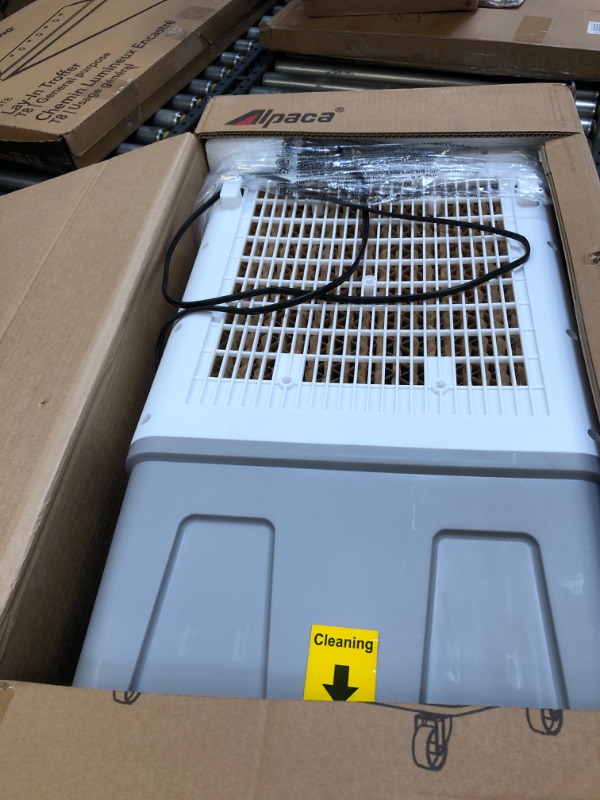 Photo 2 of ALPACA Portable Evaporative Air Cooler 3 in 1 Swamp Cooler with Remote Control, 5.3 Gal Water Tank, 3 Speed Cooling Fan, 4 Ice Packs, Portable Air Conditioner Auto Oscillation for Room, Home & Office 1800CFM
