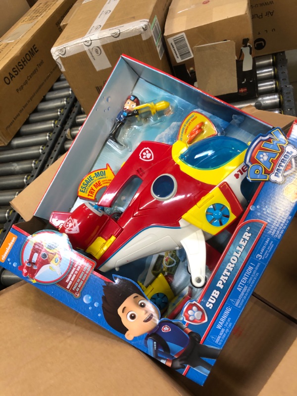 Photo 2 of Paw Patrol - Sub Patroller Transforming Vehicle with Lights, Sounds and Launcher
