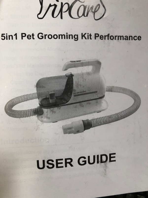 Photo 1 of 5 IN 1 PET GROOMING KIT PERFORMANCE VACUUM 