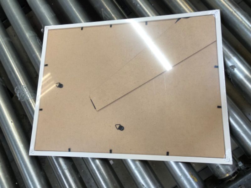 Photo 1 of  12x16 Picture Frame Plexiglass, Display Pictures 11x14 with Mat or 12x16 Without Mat for Tabletop Display and Wall Mounting, Natural Wood Color