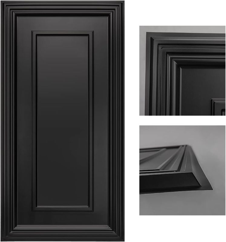 Photo 1 of Art3d Drop Ceiling Tiles, 24x48in. Black (12-Pack)
