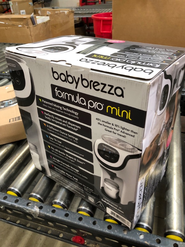 Photo 5 of Baby Brezza Formula Pro Mini Baby Formula Maker – Small Baby Formula Mixer Machine Fits Small Spaces and is Portable for Travel– Bottle Makers Makes The Perfect Bottle for Your Infant On The Go Formula Pro Mini Dispenser Machine