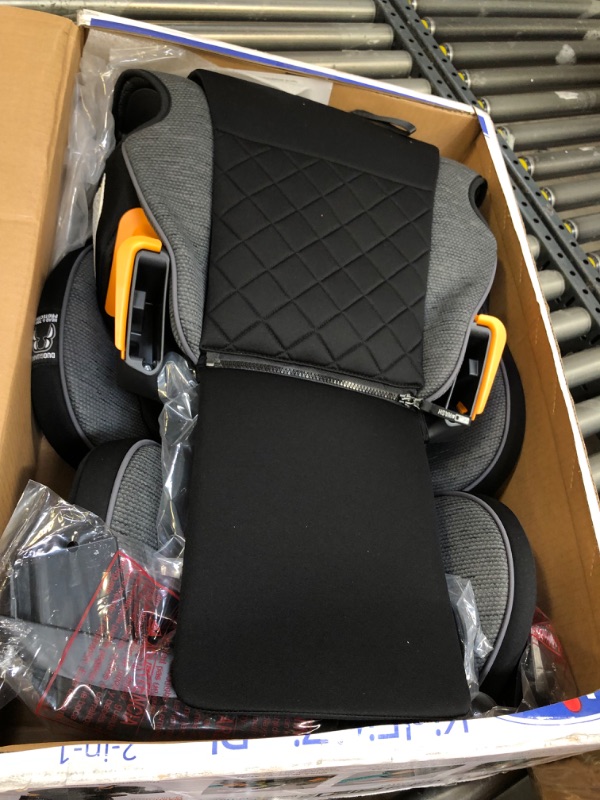 Photo 2 of Chicco KidFit Zip Plus 2-in-1 Belt-Positioning Booster Car Seat, Backless and High Back Booster Seat, for Children Aged 4 Years and up and 40-100 lbs. | Taurus/Black/Grey KidFit Zip Plus Taurus/Black/Grey