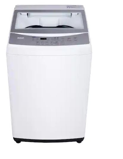Photo 1 of 20 in. 3.0 cu. ft. Portable Top Load Washing Machine in White
