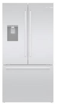 Photo 1 of Bosch 500 Series 21.6-cu ft Counter-depth Smart French Door Refrigerator with Ice Maker (Stainless Steel) ENERGY STAR