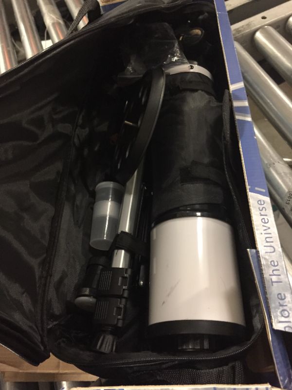 Photo 1 of Telescope 80mm Aperture 600mm - Astronomical Portable Refracting Telescope Fully Multi-coated High Transmission Coatings AZ Mount with Tripod Phone Adapter, Wireless Control, Carrying Bag. Easy Set Up White