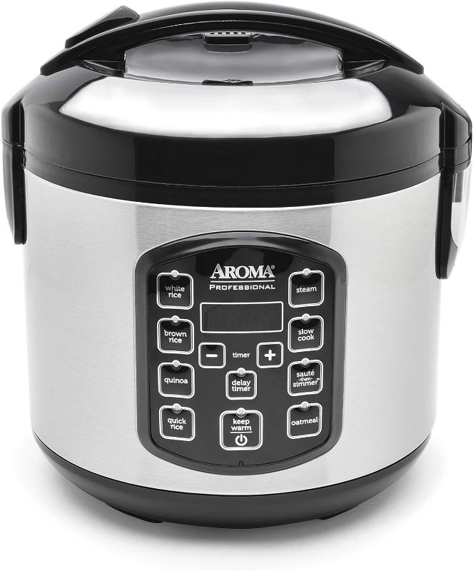 Photo 1 of Aroma Housewares ARC-954SBD Rice Cooker, 4-Cup Uncooked 2.5 Quart, Professional Version
