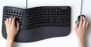 Photo 1 of Microsoft Ergonomic Desktop
