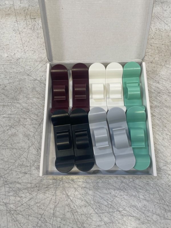 Photo 1 of 10 PCS Cord Organizer for Kitchen Appliances, 2022 New Upgraded Cord Organizer Cord Winder Cord Wrapper Cord Keeper Cord Holder Stick on Coffee Maker, Air Fryer, Pressure Cooker, Mixer, Toaster 2*Black 2*White 2*Grey 2*Red 2*Green 10 PCS