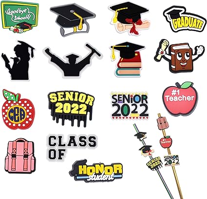 Photo 1 of 15PCS Graduation Straw Toppers,Teachers Straws topper decoration,Drinking Straws toppers for Juices Shakes Summer Cocktail Graduation Party
