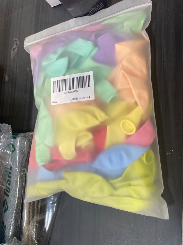 Photo 2 of 125 Party Balloons 12 Inch 10 Assorted Rainbow Colors - Bulk Pack of Strong Latex Balloons for Party Decorations, Birthday Parties Supplies or Arch Decor - Helium Quality
